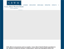 Tablet Screenshot of cbwmlaw.com